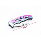 27176 Merge Rainbow Folding Utility Knife Aluminum Handle & 10 Spare Stanley Blades Craft Z306 xxxxxxx You 27176.