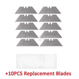 27176 Merge Rainbow Folding Utility Knife Aluminum Handle & 10 Spare Stanley Blades Craft Z306 xxxxxxx You 27176.