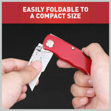27177 Merge 2Pcs Folding Utility Knife Aluminium Handle 10 Spare Stanely Blades Craft Z307 xxxxxxx You 240726.