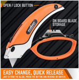 27179 Merge Utility Knife Quick Slide Retractable Razor Hook 10 Blade Stanley Box Cutter Z306 xxxxxxx You 240726.