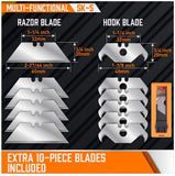 27179 Merge Utility Knife Quick Slide Retractable Razor Hook 10 Blade Stanley Box Cutter Z306 xxxxxxx You 240726.