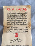 29144 Merge To Commemorate The Death Of field Marshal Viscount Montgomery Of Alalamein Collectable.