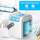 3113 Merge Mini Portable USB Air Conditioner Air Cooler LED Personal Desk Cooling Fan Z204 xxxxxxx You 140226.