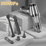 3211 Merge 95000PA Handheld Cordless Vacuum Cleaner Home & Car Dust Blower Mini Air Duster X161.