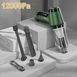3211 Merge 95000PA Handheld Cordless Vacuum Cleaner Home & Car Dust Blower Mini Air Duster X161.