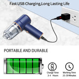 3214 Merge Handheld Cordless Vacuum Cleaner Home & Car Dust Blower Mini Air Duster Cleaner X161.