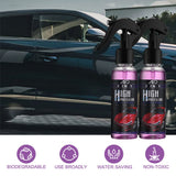 3500 Merge 3 Pack 3 In 1 High Protection Quick coating Spray, Car Wax Polish Cleaning Spray X164.