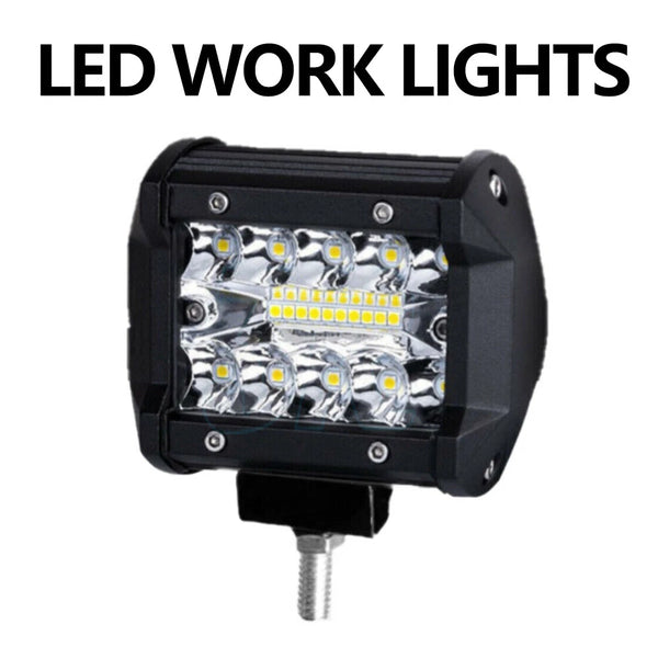 4162 Merge 4 Pieces 4” 200W LED Work Light Bar Cree Flood Off road 12V 24V Lights Best Sale xxxxxxx You..