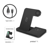 6204 Merge 3 In 1 Fast Wireless Charge Station Dock For Apple Watch iPhone 15 PRO 14, 13, XS Z153.