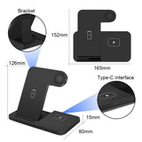6204 Merge 3 In 1 Fast Wireless Charge Station Dock For Apple Watch iPhone 15 PRO 14, 13, XS Z153.