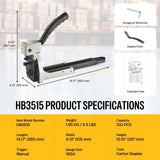 6320 Merge Meite Carton Box Stapler HB3515 Manual Operate 16 Gauge Heavey Duty Stapler X104 xxxxxxx You 290426.