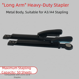 6326 Merge Paper Stapler Long Arm full Reach Metal Stapler 50 Sheets Capacity School Office X104 xxxxxxx You 2904267.