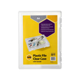 6340 Merge Marbig Plastic Clear Case A4 With Handle X104 xxxxxxx You 040526.