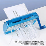 6360 Merge A6 File Hand Paper Shredder Straight Cutting Machine Manual Document Handmade Z232 xxxxxxx You