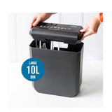 6361 Merge Lenoxx Paper Shredder W/10Lt Bin 5 A4 Sheets Shred Capacity 180W Black Z232 xxxxxxx You 030326.