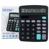 6370 Merge Solar Calculator Dual Power AA Battery Desktop Office School LCD Auto Off Black Z251 xxxxxxx You 310326.