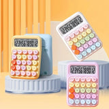6377 Merge Mechanical Calculator 12 digit Large LCD Display Big Round Button Cute Z251 xxxxxxx You 310326.