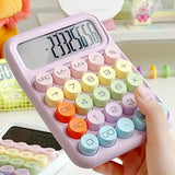 6377 Merge Mechanical Calculator 12 digit Large LCD Display Big Round Button Cute Z251 xxxxxxx You 310326.