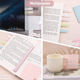 6383 Merge 700 Sheets Transparent Sticky Notes, Clear Post It Bible Study Notes Waterproof Z265 xxxxxxx You 040526.