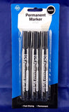 6391 Merge 3Pcs 3 Packets Total 9 Markers Black Permanent Pen Bulk Texta New Office Thick Z266 xxxxxxx You Z266.