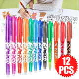 6392 Merge 12xNew Erasable Roller Ball Pen 0.7mmErasable Ink 12 Colours Z266 xxxxxxx You 050526.