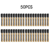 6395 Merge 50Pcs Black Liquid Ink Permanent Marker Pens Set Office Writing Bulk Z266 xxxxxxx You.