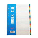 6407 Merge Index Separator Page 31 Pieces Binder Dividers Notebook Office Supplies X104 xxxxxxx You 070526.
