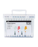 6415 Merge Born Dual Tip Graphic Design Markers 108 Pack Z277 xxxxxxx You 220526.