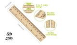 6423 Merge 20 Pieces 15cm Wooden Rulers Student Ruler Measuring Office Supplies Z280 xxxxxxx You 310526.