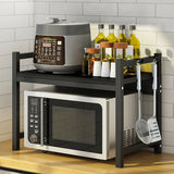 6461 Merge 2 Tier Adjustable Metal Microwave Over Shelf stand Kitchen Storage Rack Z315 xxxxxxx You 140826.