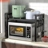 6461 Merge 2 Tier Adjustable Metal Microwave Over Shelf stand Kitchen Storage Rack Z315 xxxxxxx You 140826.