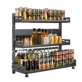 6462 Merge 3 Tier Kitchen Organiser Spice Rack Jar Storage Seasoning Stand Z315 xxxxxxx You 140826.