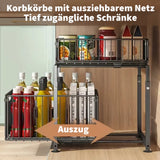 6466 Merge 2 Tier Pull Out Cabinet Organizer Rack For Kitchen Under Sink Storage Shelf Z315 xxxxxxx You 150826.