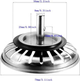 6470 Merge Sink Strainer Plug Kitchen sink Plug 2 Pack Drain stopper Basket filter	Z320 xxxxxxx You 240826.