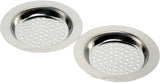 6473 Merge Stainless Steel Sink Strainers 2 Pack 5.2cm Kitchen Plug and Strainer Set Z320 xxxxxxx You 250826.
