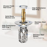 6474 Merge Sink Drain Strainer Pop Up 3in1 Drain Plug With Strainer And Removable Strain Z320 xxxxxxx You 250726.