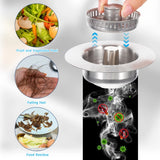 6475 Merge Stainless Steel Sink Drain Strainer Basket And Stopper Plug Z320 xxxxxxx You 250826.