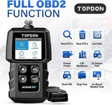 8105 Merge Topdon Car Engine Spray Fault Code Reader OBD2/EOBD/CAN Diagnostic Scanner Reset Tool Z132.