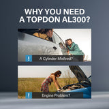 8105 Merge Topdon Car Engine Spray Fault Code Reader OBD2/EOBD/CAN Diagnostic Scanner Reset Tool Z132.