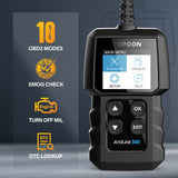 8105 Merge Topdon Car Engine Spray Fault Code Reader OBD2/EOBD/CAN Diagnostic Scanner Reset Tool Z132.