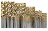 Merge 06111 50 Pieces Titanium Coated HSS High Speed Steel Drills 1m/1.5m/2m/2.5m/3m Sale Items Celebrations Z151.