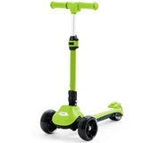 4107 Merge Rovo Kids 3-Wheel Electric Scooter, Ages 3-8 Adjustable Height Green Folding Lithium Battery Z193.