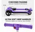 4109 Merge Rovo Kids 3-Wheel Electric Scooter, Ages 3-8 Adjustable Height, Purple Lithium Battery Z193.