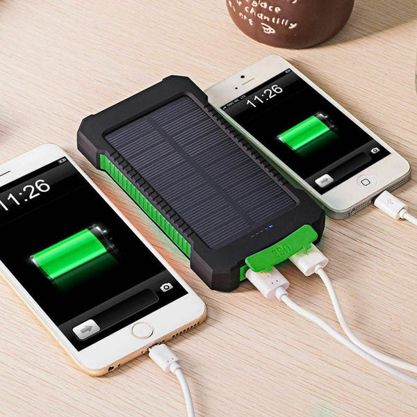 02106 Merge 500000mAh Portable Solar Panel Duel USB External Battery P –  Merge Shopping
